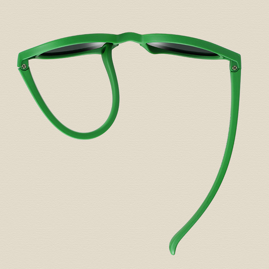 Origami Round Full-Rim Polarized Sunglasses