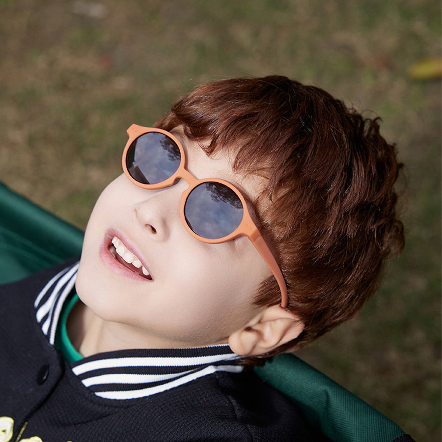 Origami Round Full-Rim Polarized Sunglasses