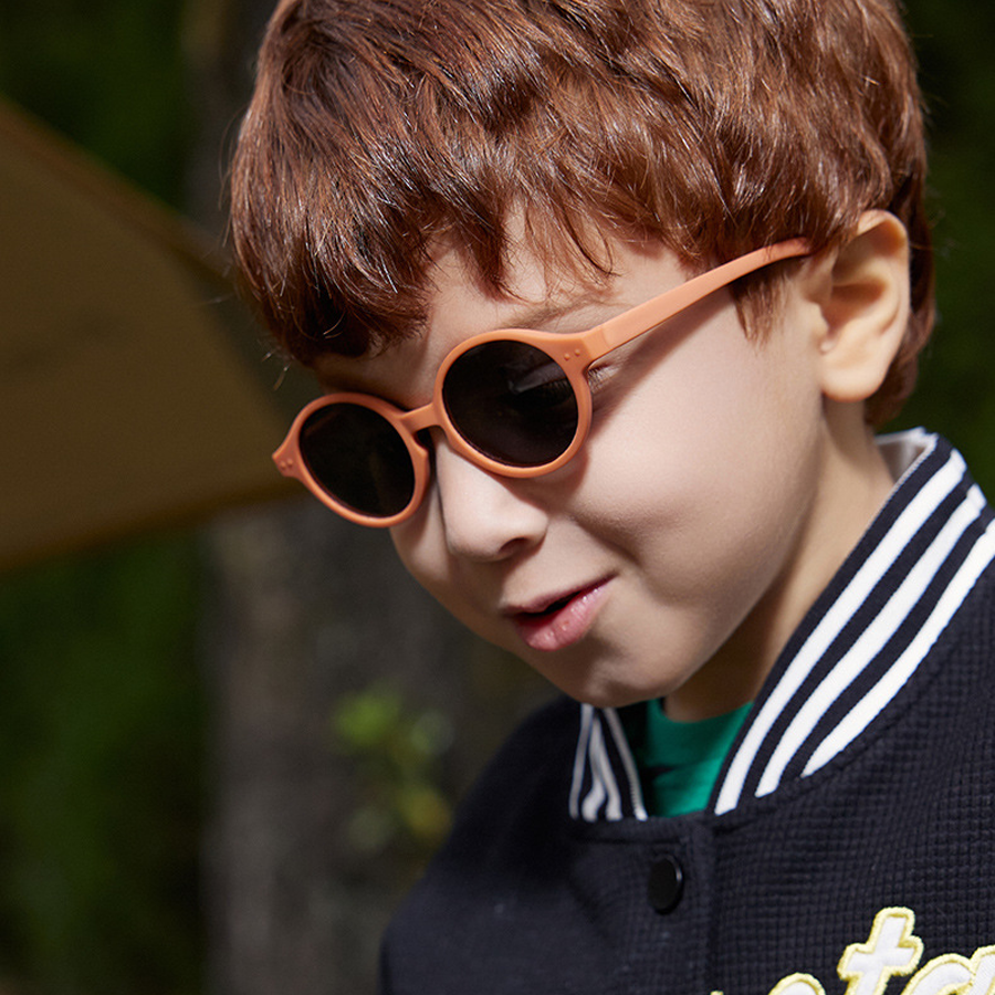 Origami Round Full-Rim Polarized Sunglasses